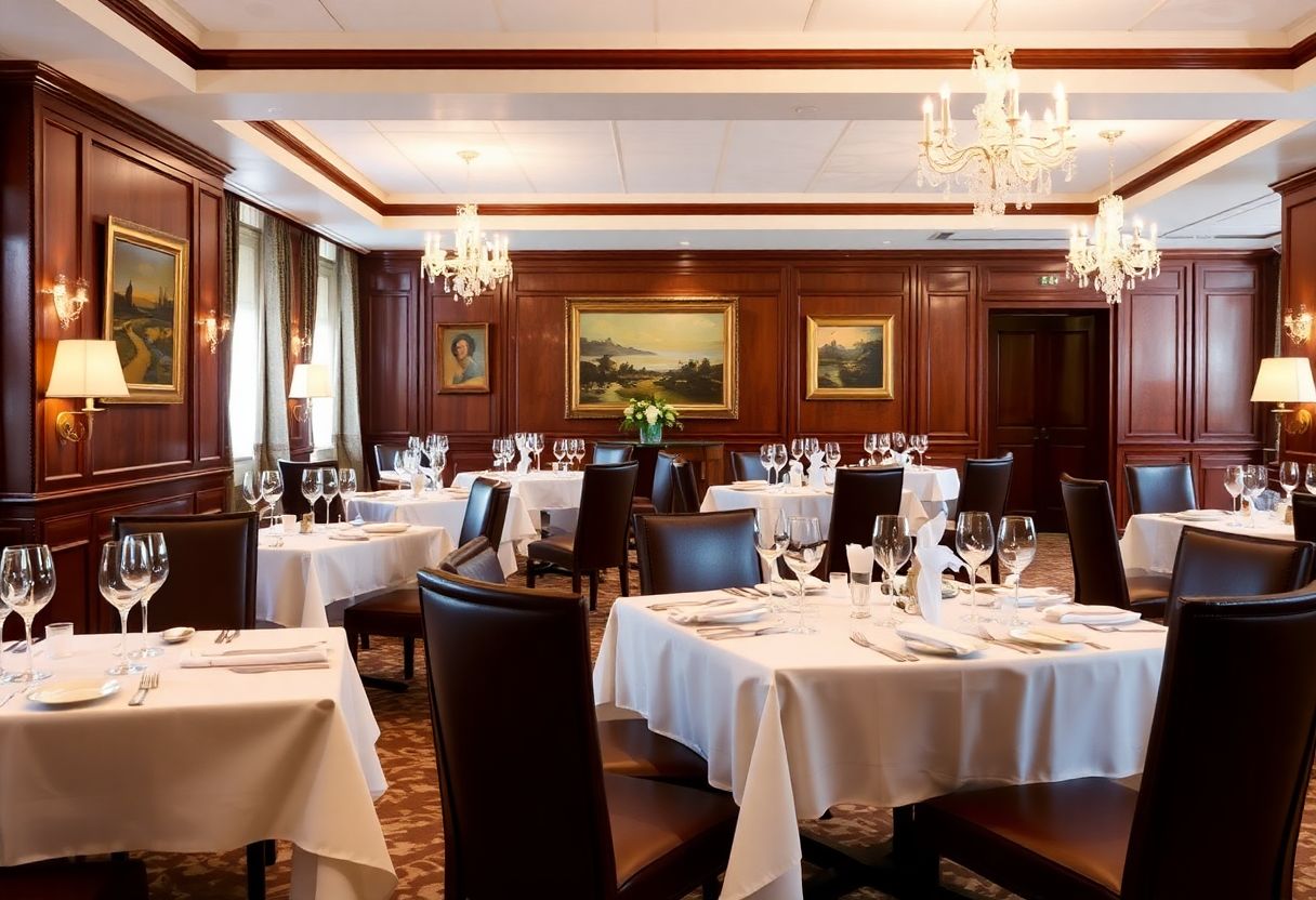 Elegant dining area